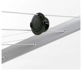 Suport pentru uscator de rufe exterior Brabantia 90300211, Ø35mm, Metal galvanizat, In pamant sau beton, Inox