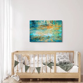 Tablou - Abstract albastru (90x60 cm)