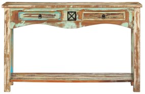 247925 vidaXL Masă consolă, 120 x 40 x 75 cm, lemn masiv reciclat
