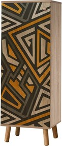 Dulap pentru pantofi Mega Sonoma Oak Triangle