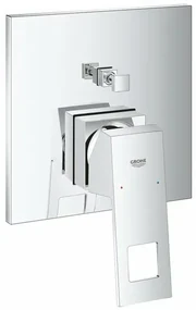 Baterie cada - dus incastrata Grohe Eurocube 2 functii crom