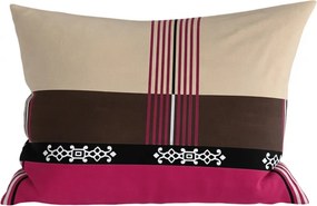 Fata de perna din amestec de bumbac DANIELA POLY 50x70 cm, roz