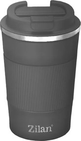 Cana de cafea Zilan ZLN9879 termos, capacitate 380ml, interior din inox, pereti dublii, gri