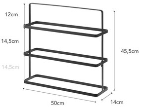 Pantofar negru din metal Tower Shoe Rack – YAMAZAKI