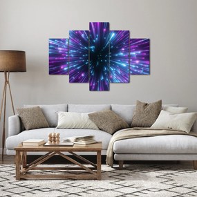 Tablou - Spațiu neon (150x105 cm)