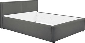 Cadru pat NEDIN 140x200, stofa clasica gri inchis - Maya 21