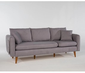 Canapea Fixa cu 3 locuri Eftal, 215 x 91 x 85 cm