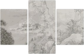 Tablou - Peisaj chinezesc (90x60 cm)