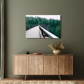 Tablou - Pod spre vârfurile copacilor (90x60 cm)