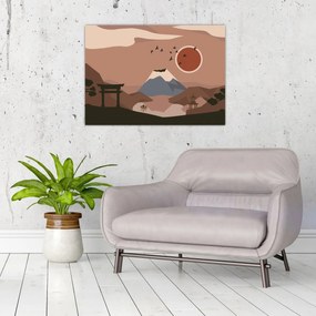 Tablou pe sticlă - Japonia N⁰1 (70x50 cm)