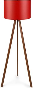 Lampadar AYD-1573, rosu/nuc, 20x38x140 cm