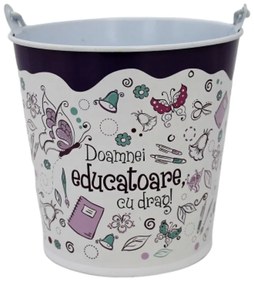 Suport ghiveci 13.5 cm "Doamnei educatoare cu drag"