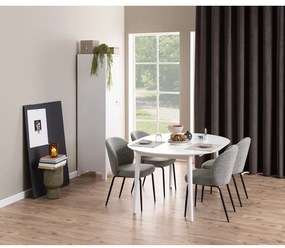 Scaune de sufragerie gri 2 buc. Patricia - Actona