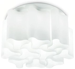 Plafoniera moderna design lux diametru 73,5cm, COMPO PL10 BIANCO 125510