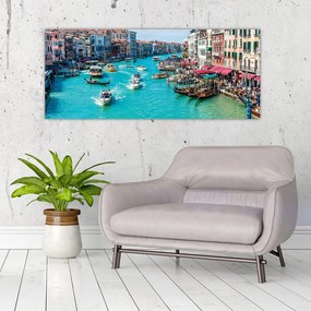 Tablou - Canalul Grande, Veneția, Italia (120x50 cm)