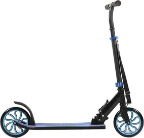 Trotineta din aluminiu NOVOKIDS™ Matrix Scooter, Maxim 100 kg, Functie Super Brake, Maner reglabil pe inaltime, Diametru roata 200 mm, Albastru