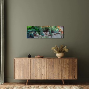 Tablou - Cameleon (cu ceas) (90x30 cm)