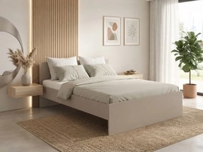 Pat ELISA 120 x 200 cm, casmiru bej Saltele: Cu saltele Coco Maxi 20 cm, Somiera pat: Cu lamele curbate