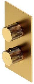 Baterie cada - dus incastrata Omnires Contour cu corp ingropat auriu periat