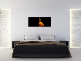 Tablou - Statuia lui Buddha de aur (120x50 cm)