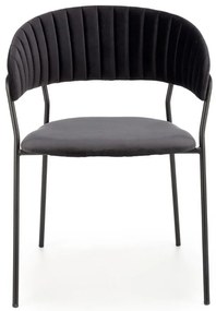 Scaun de bucaterie Rolland, negru