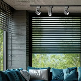 Spot în sistem de șină VIENNA 3xGU10/10W/230V negru