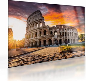 Tablou pe sticlă - Coloseum din Roma (70x50 cm)
