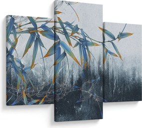 Tablou - Bambus pe perete (90x60 cm)