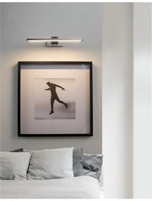 Aplica LED pentru tablou directionabila Marnell nickel NVL-9117302