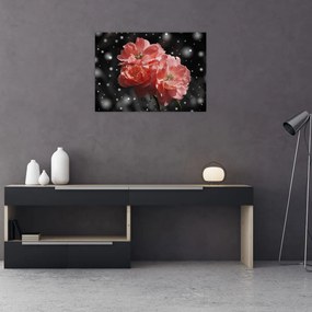 Tabloucu floare roz (70x50 cm)
