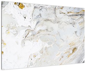 Tablou - Hârtie de ulei cu design de marmură (90x60 cm)