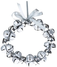 Decorațiune de Crăciun de agățat în formă de clopoței Dakls, argintiu