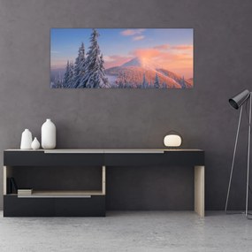 Tablou - Peisaj de iarnă (120x50 cm)