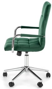 Scaun de birou Gonzo 4 Velvet Verde – H105 cm