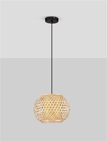 Lustra/Pendul ratan decorativ design natural ASMA