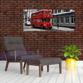 Tablou - Londra cu autobuz (120x50 cm)
