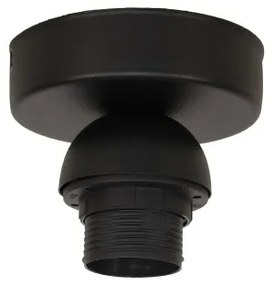 Aplică TOKYO Duolla SHINY 1xE27/15W/230V d. 50 cm cupru/negru