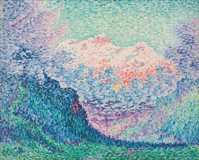 Reproducere Les Diablerets (L'Oldenhorn et le Becabesson), 1903, Signac, Paul