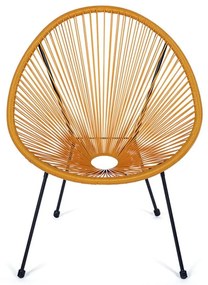 Fotoliu de grădină galben din metal/din plastic Avocado Comfort – Bonami Selection