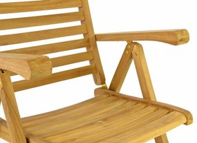 Scaun extensibil din lemn DIVERO - lemn de teak