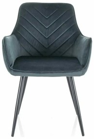 Scaun de bucătărie Maya Velvet, verde