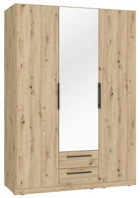 Dulap cu oglindă MARO 150x213 cm, stejar artisan