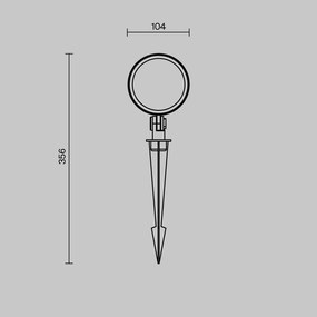 Proiector cu tarus pentru gradina IP65 LED Core