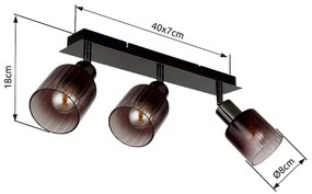 Plafoniera stil minimalist SATELLA 3L