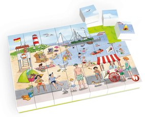 Puzzle La plaja Hubelino (35 piese)