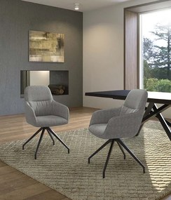 STONES Scaun din material textil 56cm X 56cm H. 87cm | Aosom Romania