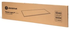 Panou LED încastrat Aigostar LED/28W/230V 120x30 cm 6000K
