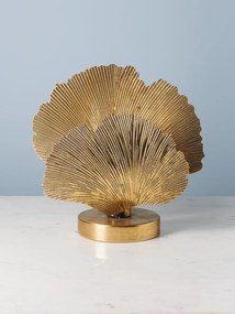 Lampa de masa, auriu, din metal, Ginkgo Leaves