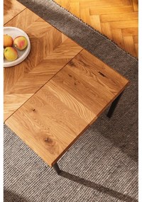 Măsuță de cafea din lemn de stejar 60x80 cm Abies – The Beds