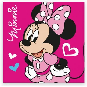 Disney Minnie Love prosop de mână, cârpă de față, prosop 30x30cm